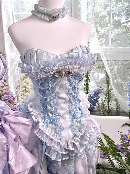 Elegant Mermaid Tears Rococo Dress