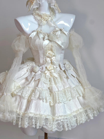 Romantic Lace Butterfly Fairy Rococo Dress