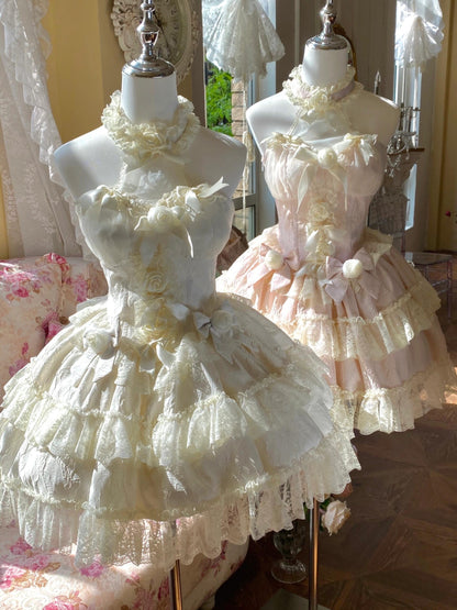 Romantic Lace Butterfly Fairy Rococo Dress