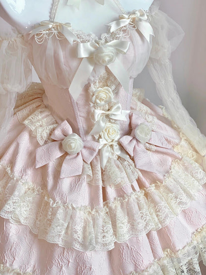 Romantic Lace Butterfly Fairy Rococo Dress