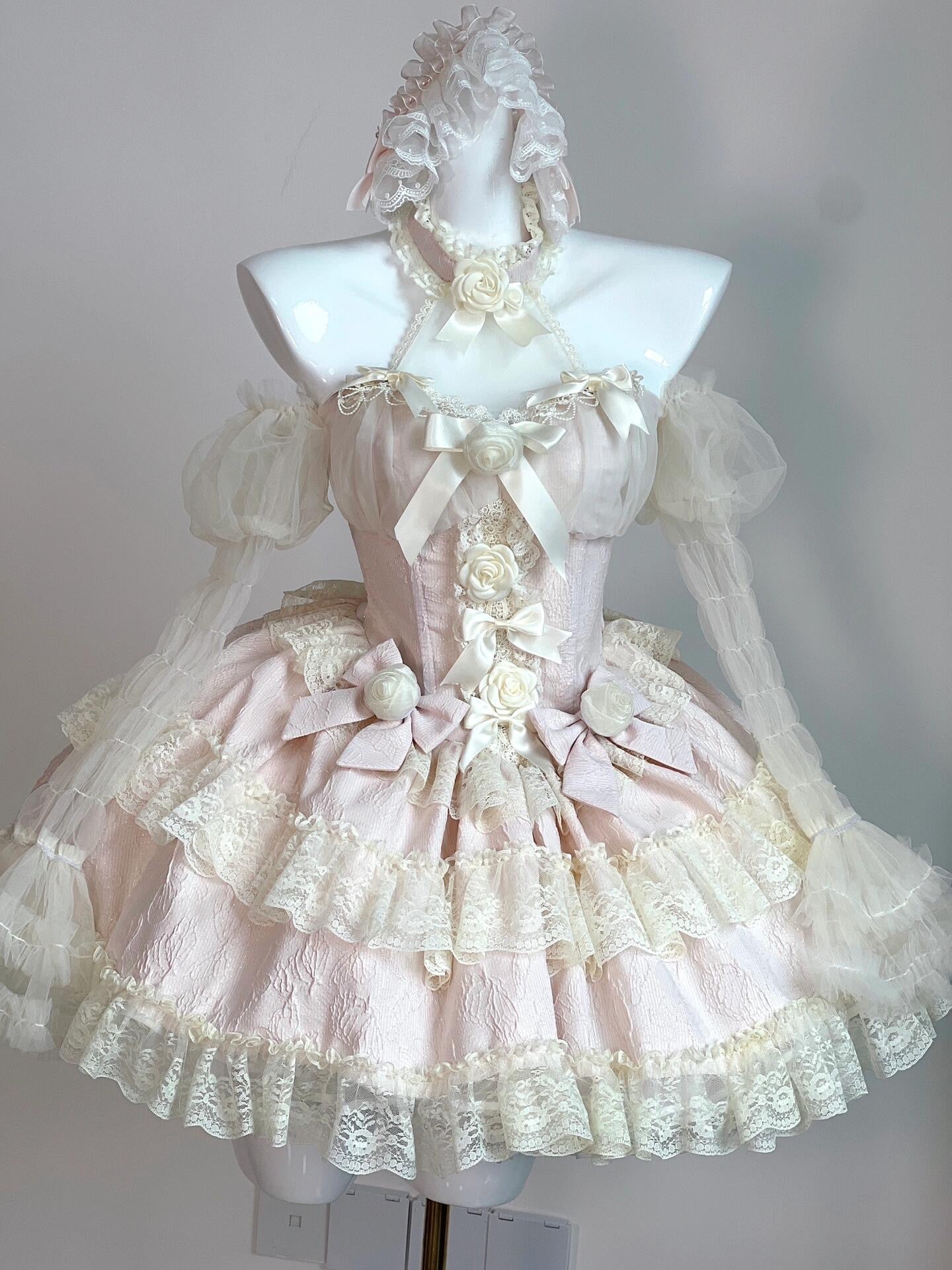 Romantic Lace Butterfly Fairy Rococo Dress