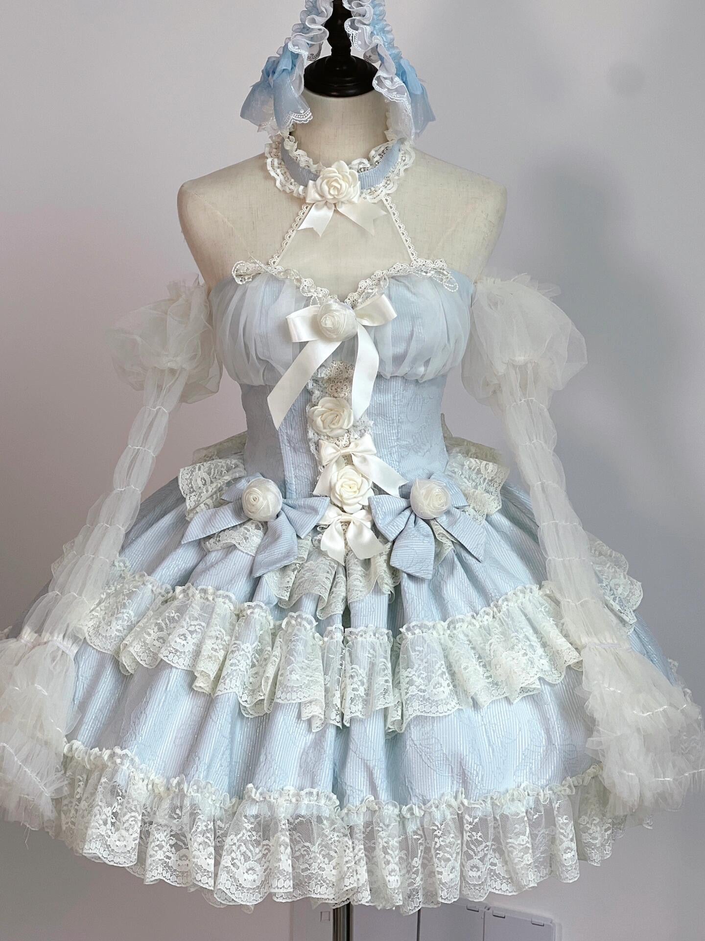 Romantic Lace Butterfly Fairy Rococo Dress