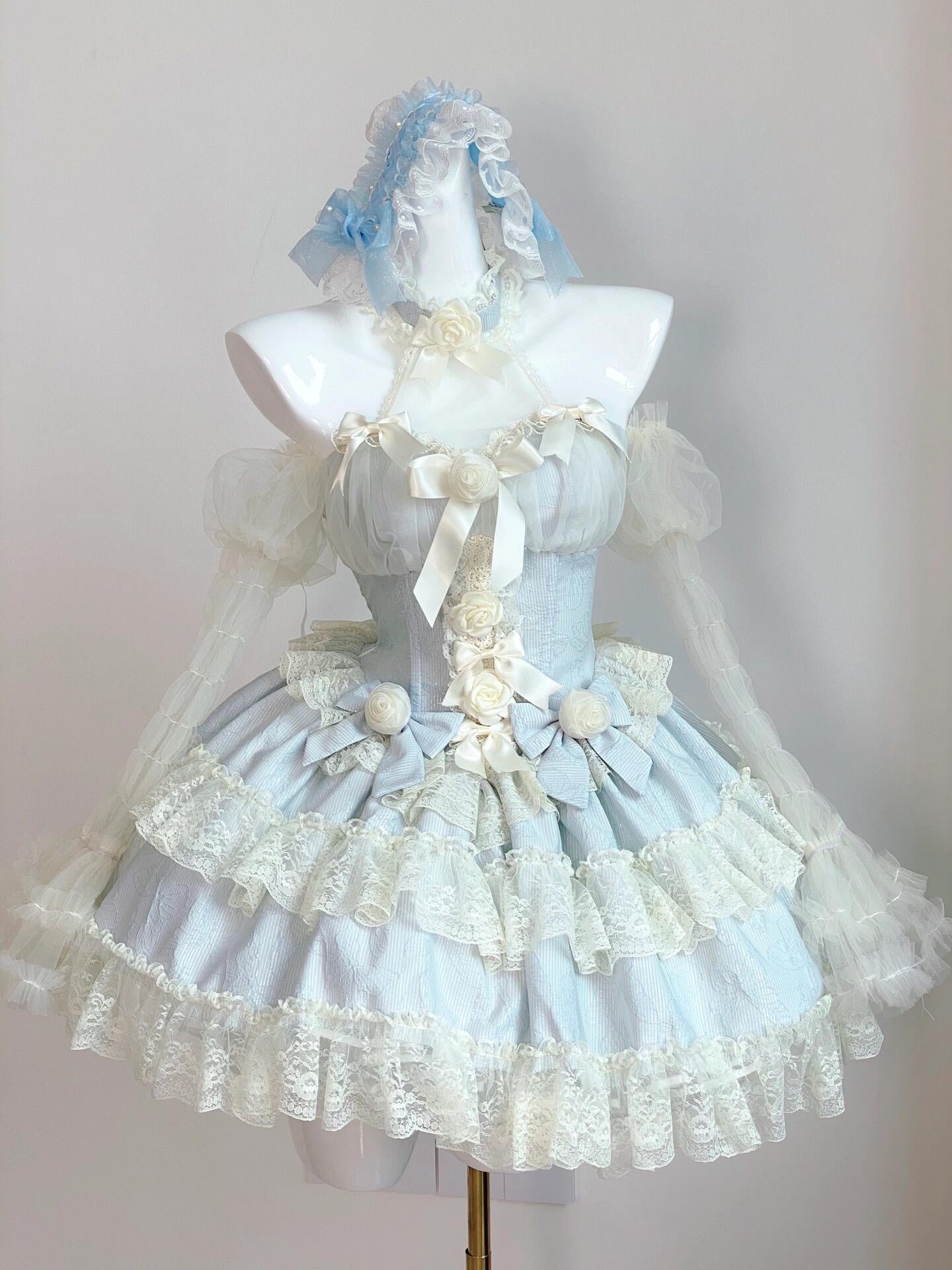 Romantic Lace Butterfly Fairy Rococo Dress