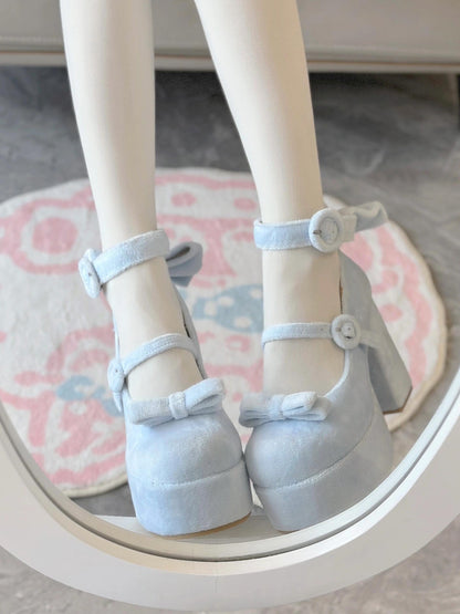 Contract Doll Velvet High Heels