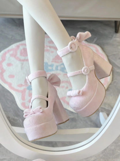 Contract Doll Velvet High Heels