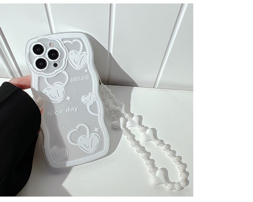 Transparent Case Heart Phone