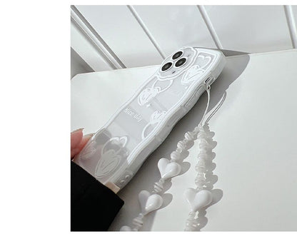 Transparent Case Heart Phone