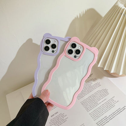 Transparent Phone Case Wavy