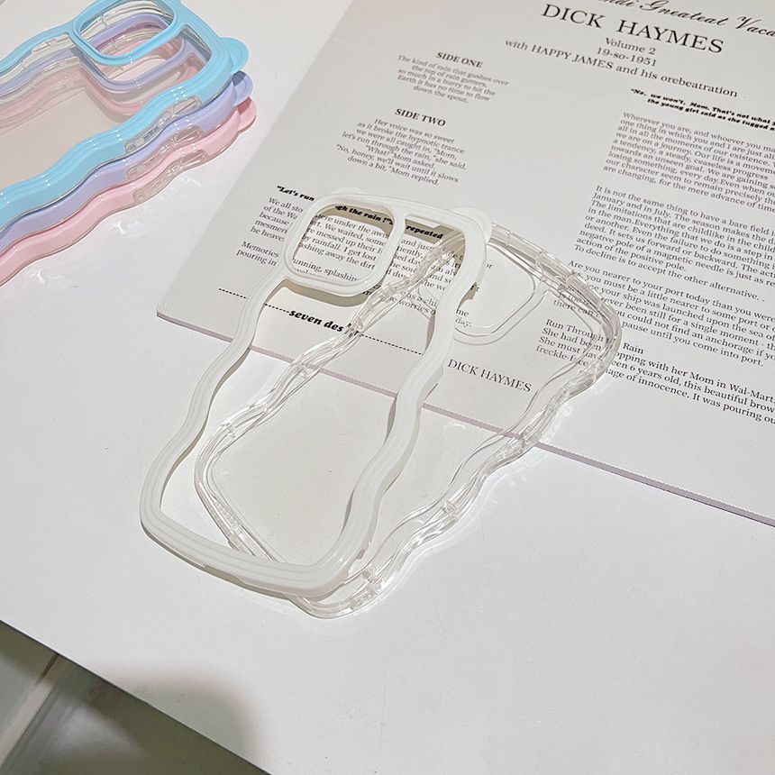 Transparent Phone Case Wavy