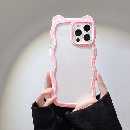 Transparent Phone Case Wavy