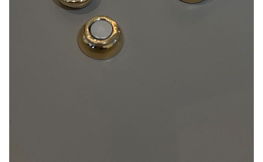 Earring Through Magnetic Alloy Rhinestone