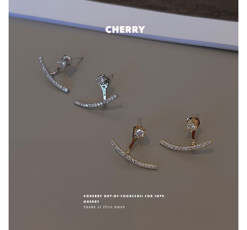 Swing Earring Rhinestone Alloy