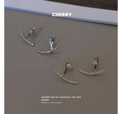 Swing Earring Rhinestone Alloy