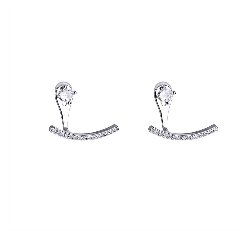 Swing Earring Rhinestone Alloy
