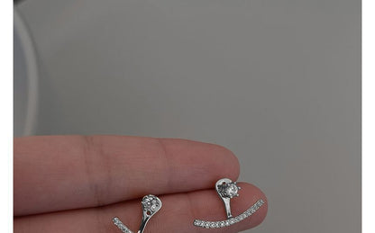 Swing Earring Rhinestone Alloy