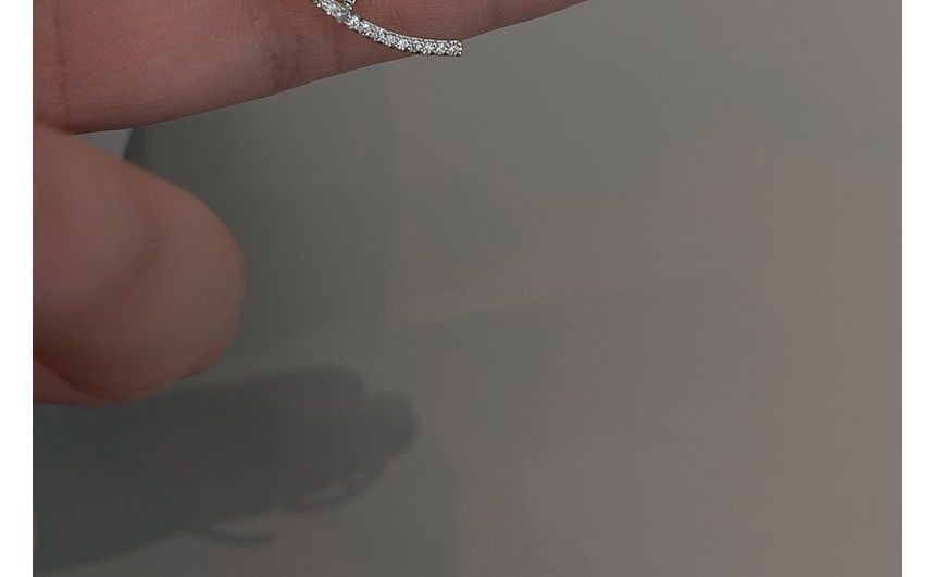 Swing Earring Rhinestone Alloy