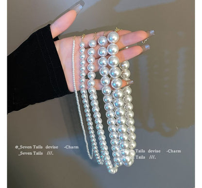 (various Faux designs) Choker Pearl