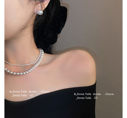 (various Faux designs) Choker Pearl