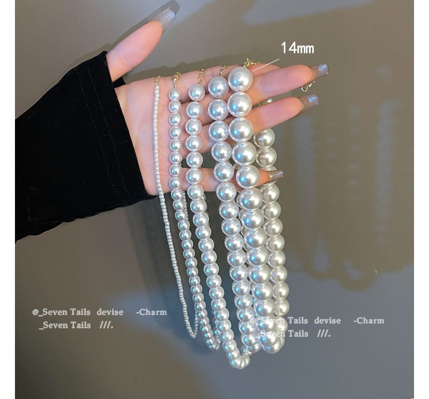 (various Faux designs) Choker Pearl