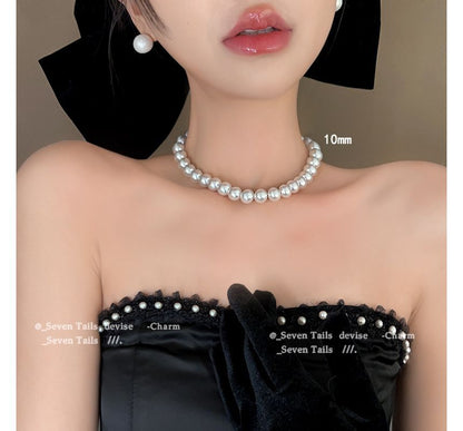 (various Faux designs) Choker Pearl