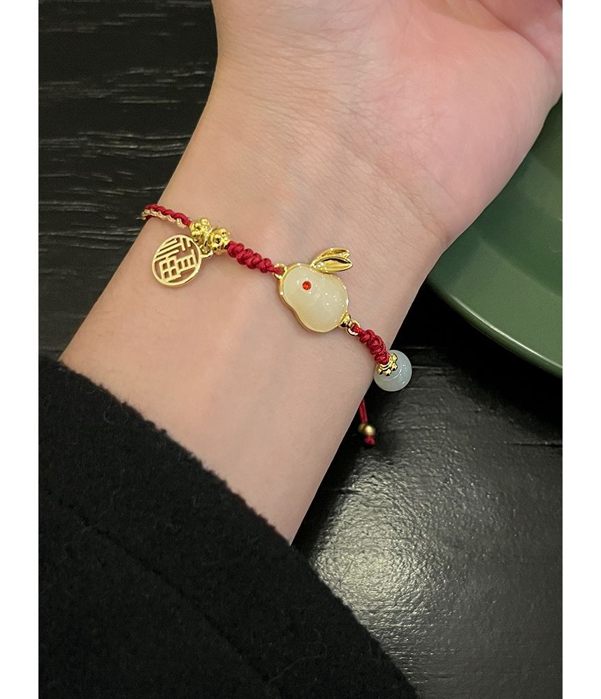 Rabbit String Necklace Bead