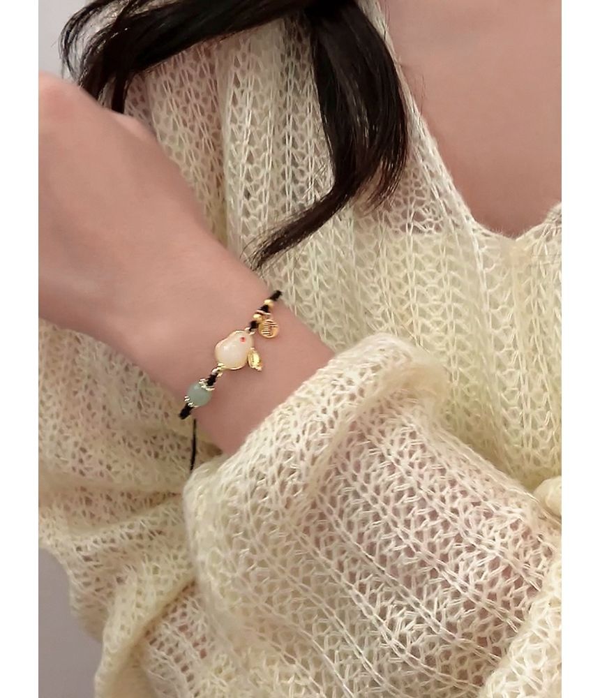 Rabbit String Necklace Bead
