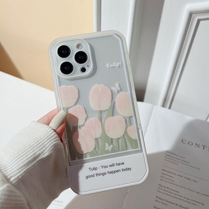 チューリップスタンドスマホケース