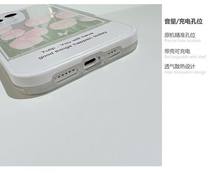 チューリップスタンドスマホケース