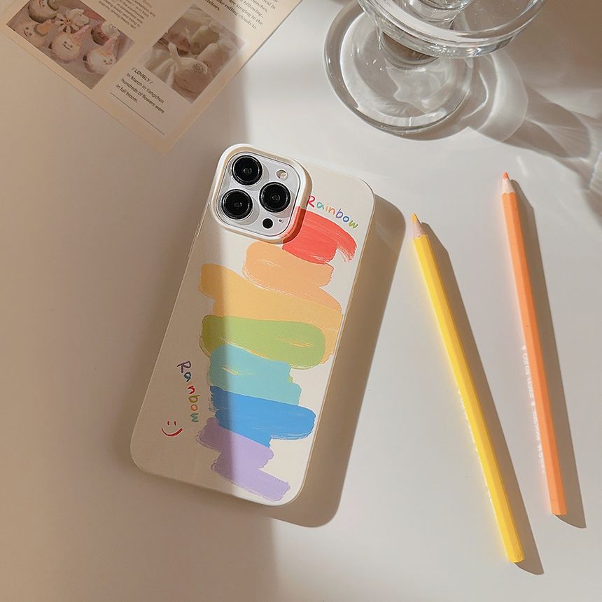 レインボースマホケース