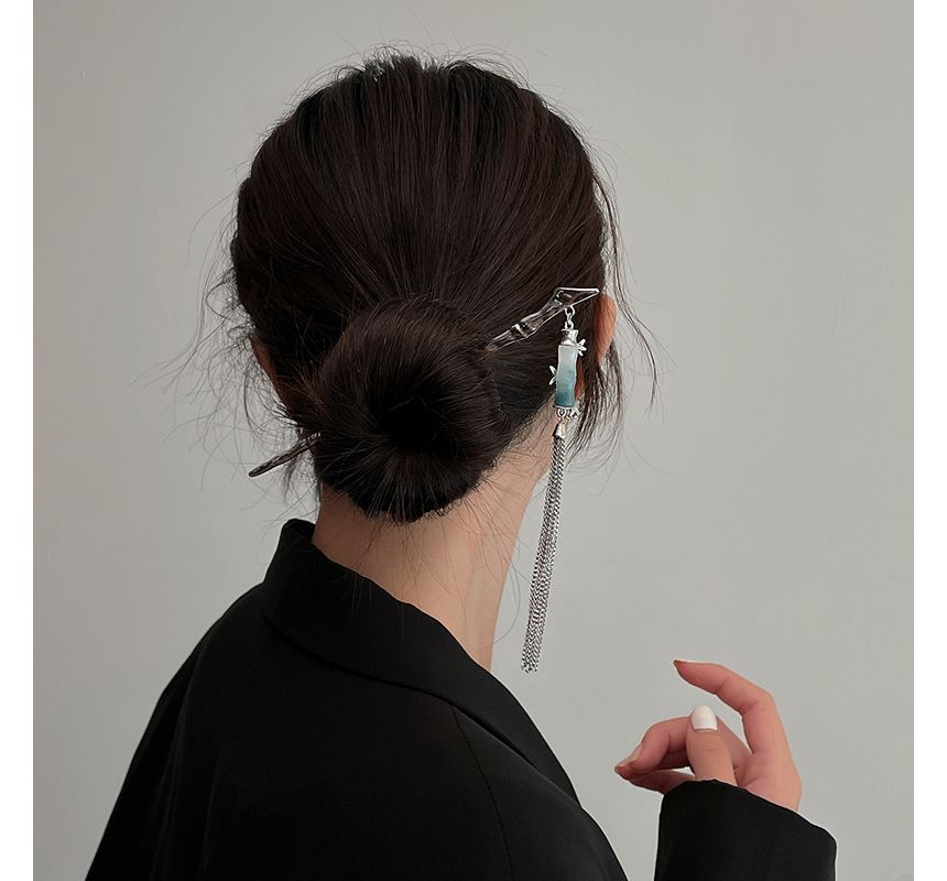 Hair Fringed Stick Flower /