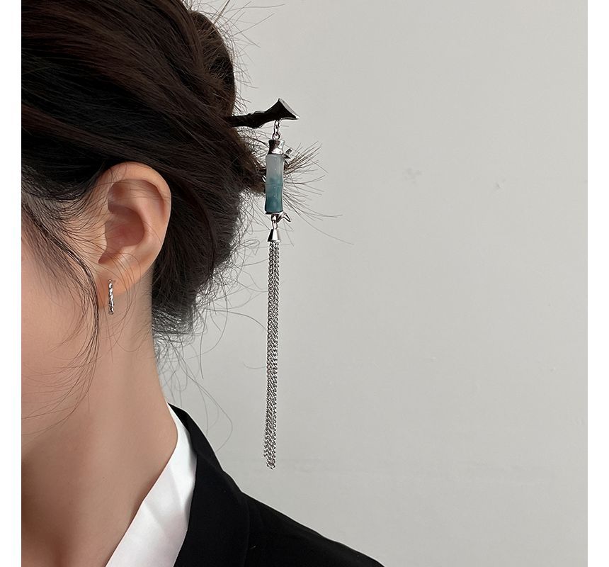 Hair Fringed Stick Flower /