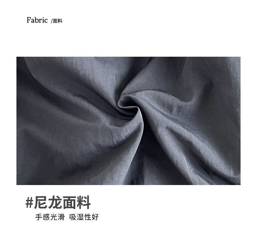 Backpack Plain Nylon Zip