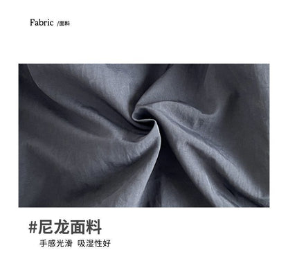 Backpack Plain Nylon Zip