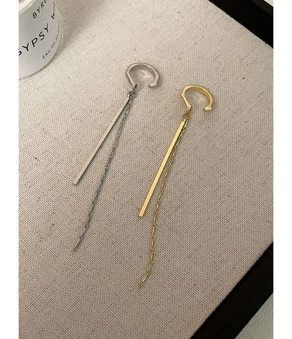 Cuff Earring Fringed Alloy
