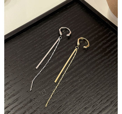Cuff Earring Fringed Alloy