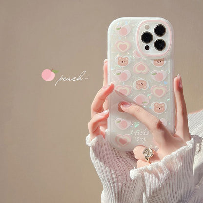 スマホケース ハートベア