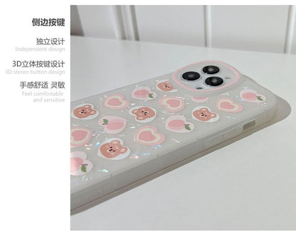 スマホケース ハートベア