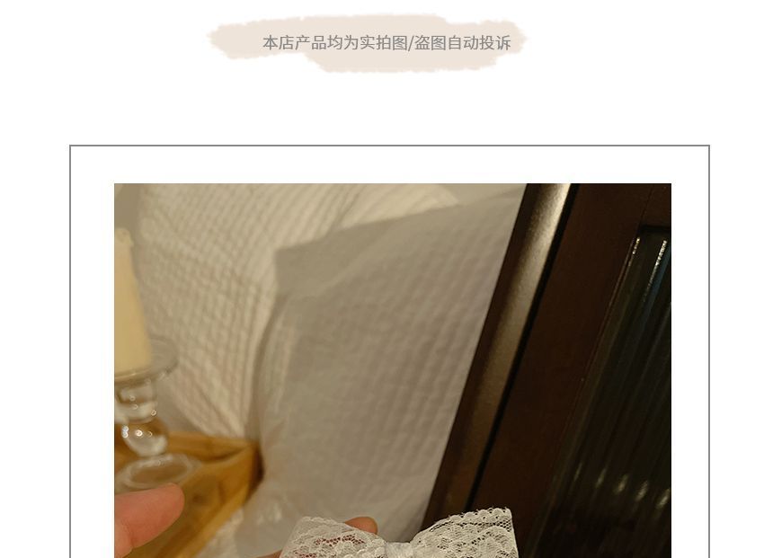 Ribbon Hair Clip / Set Lace