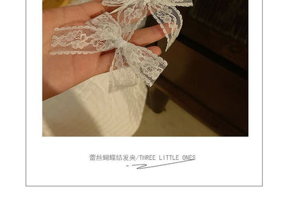 Ribbon Hair Clip / Set Lace