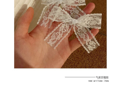 Ribbon Hair Clip / Set Lace
