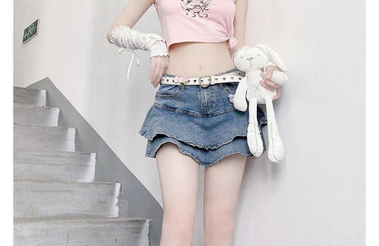 Warmer Lace Plain Leg Ribbed Panel