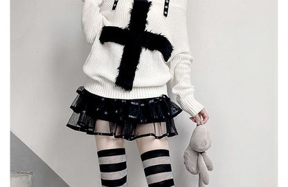 Striped Over-the-Knee Socks