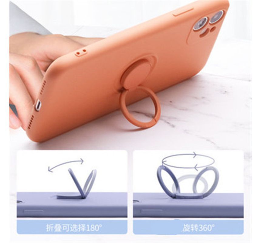 Stand Ring Phone Plain Case