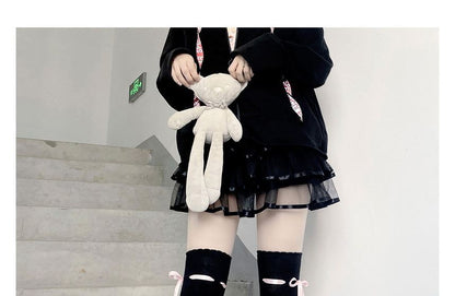 Over-The-Knee Bow Accent Socks