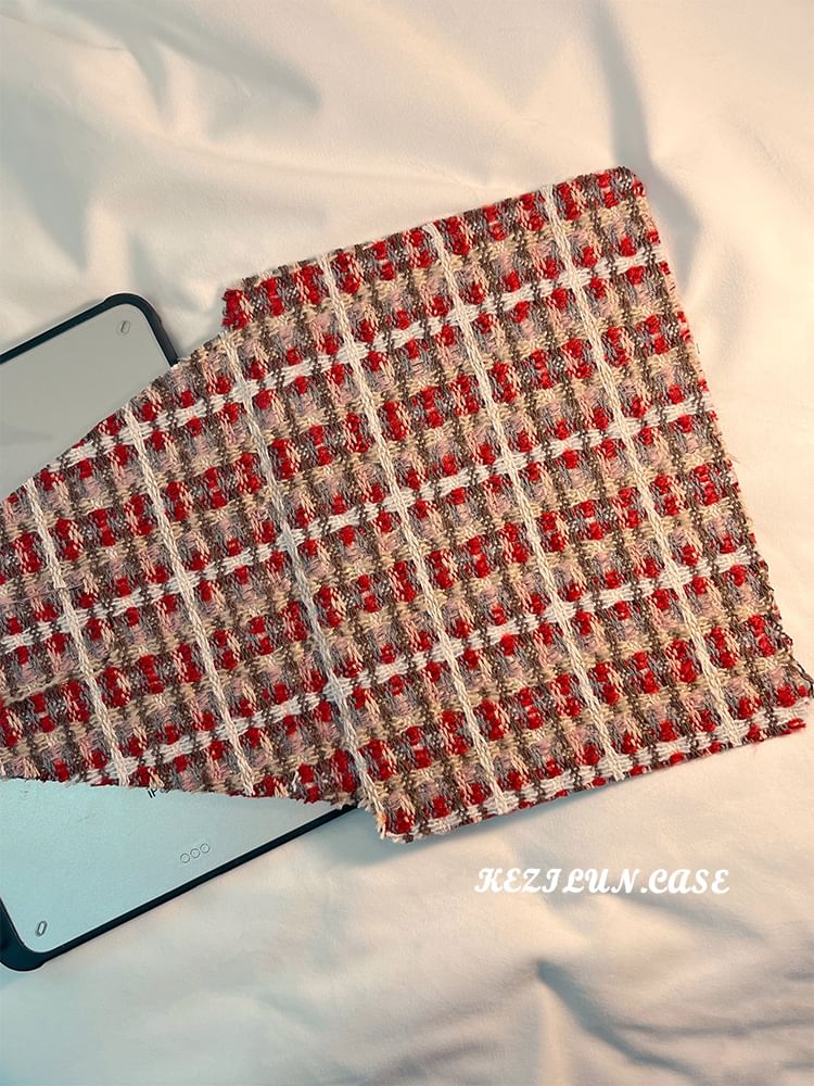 Case Plaid iPad Knit