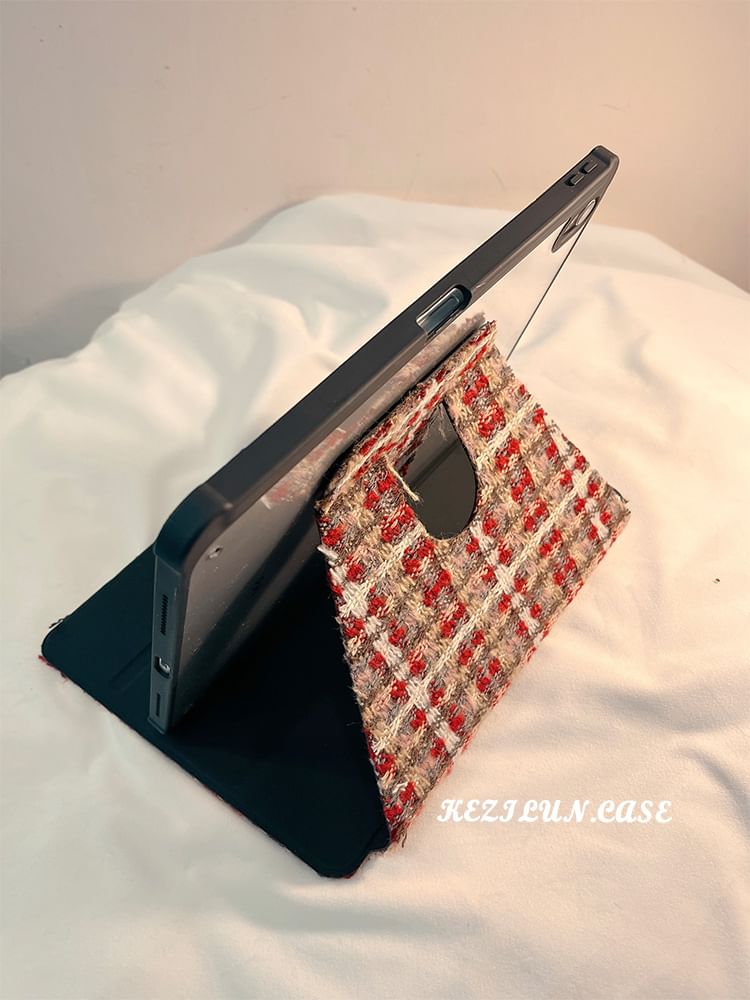 Case Plaid iPad Knit