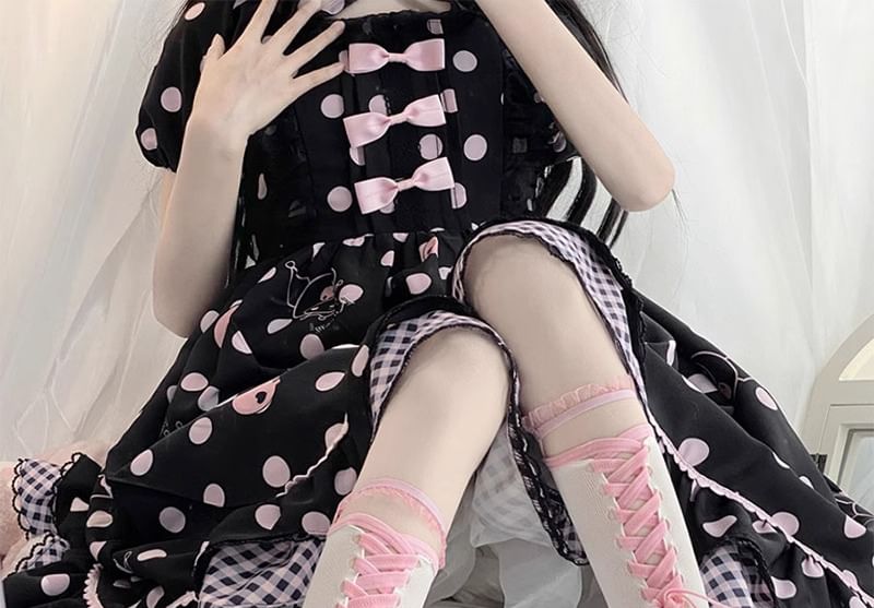 Lace-Up Socks
