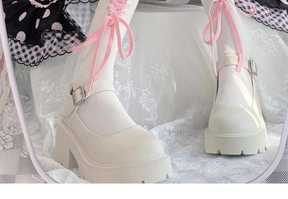 Lace-Up Socks