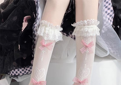 Bow Lace Socks