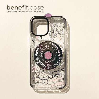 Phone Vinyl Animal Record Case